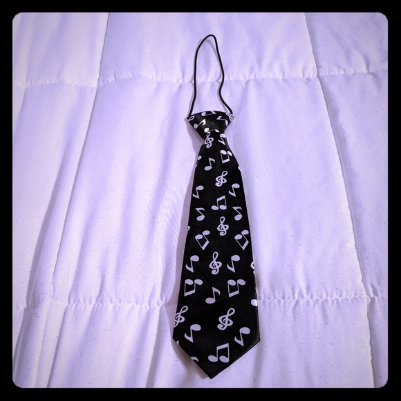 Music themed satin baby/toddler tie - Picture 1 of 2